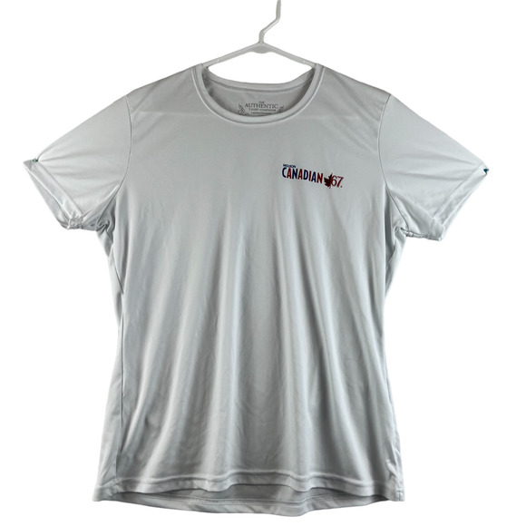 Molson Canadian 67 Lager Beer T Shirt Women's Size Large Toronto Brewery Tee - Picture 1 of 8